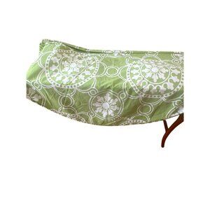 DwellStudio For Target Green White Medallion Mandala Tablecloth 66" round